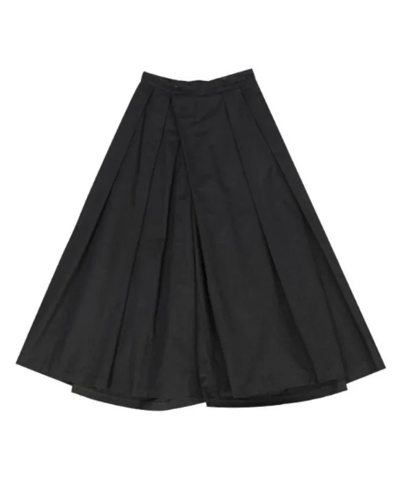 Trendy Wide-Leg Cropped Pants -  casual pants - Stylish Wide-Leg Cropped Pants for Every Occasion