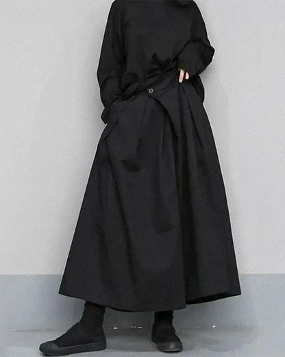 Trendy Wide-Leg Cropped Pants - techwear-core - Stylish Wide-Leg Cropped Pants for Every Occasion