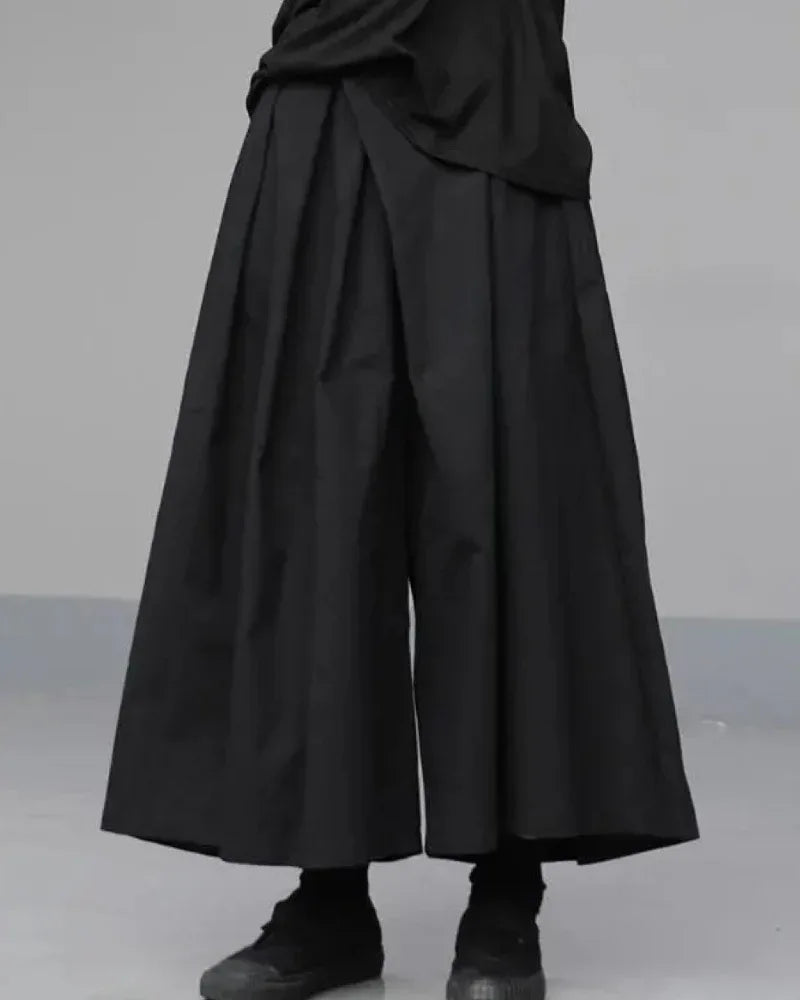 Trendy Wide-Leg Cropped Pants - wide-leg pants - Stylish Wide-Leg Cropped Pants for Every Occasion
