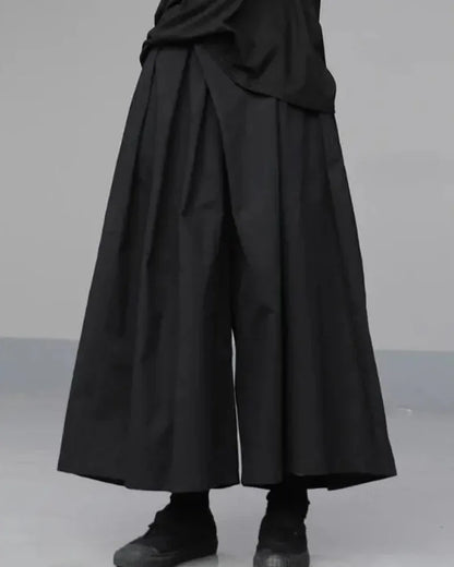 Trendy Wide-Leg Cropped Pants - wide-leg pants - Stylish Wide-Leg Cropped Pants for Every Occasion