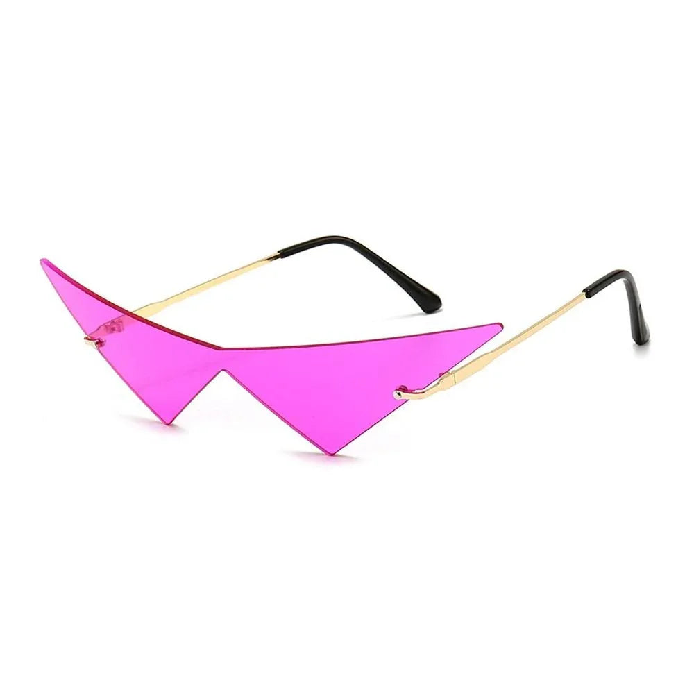 Triangle Glasses -  retro glasses - Trendy Triangle Sunglasses for Unique Style
