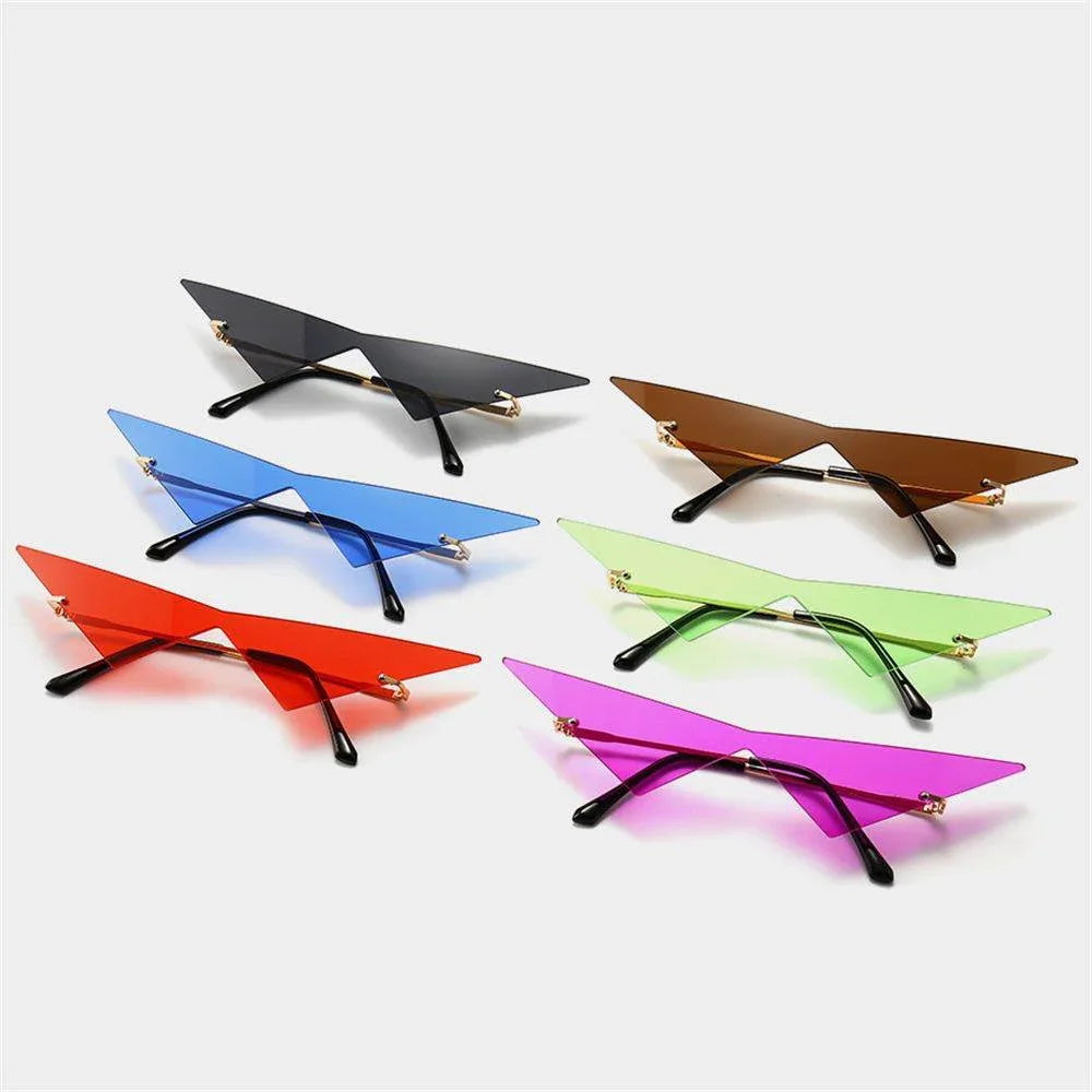Triangle Glasses - triangular sunglasses - Trendy Triangle Sunglasses for Unique Style