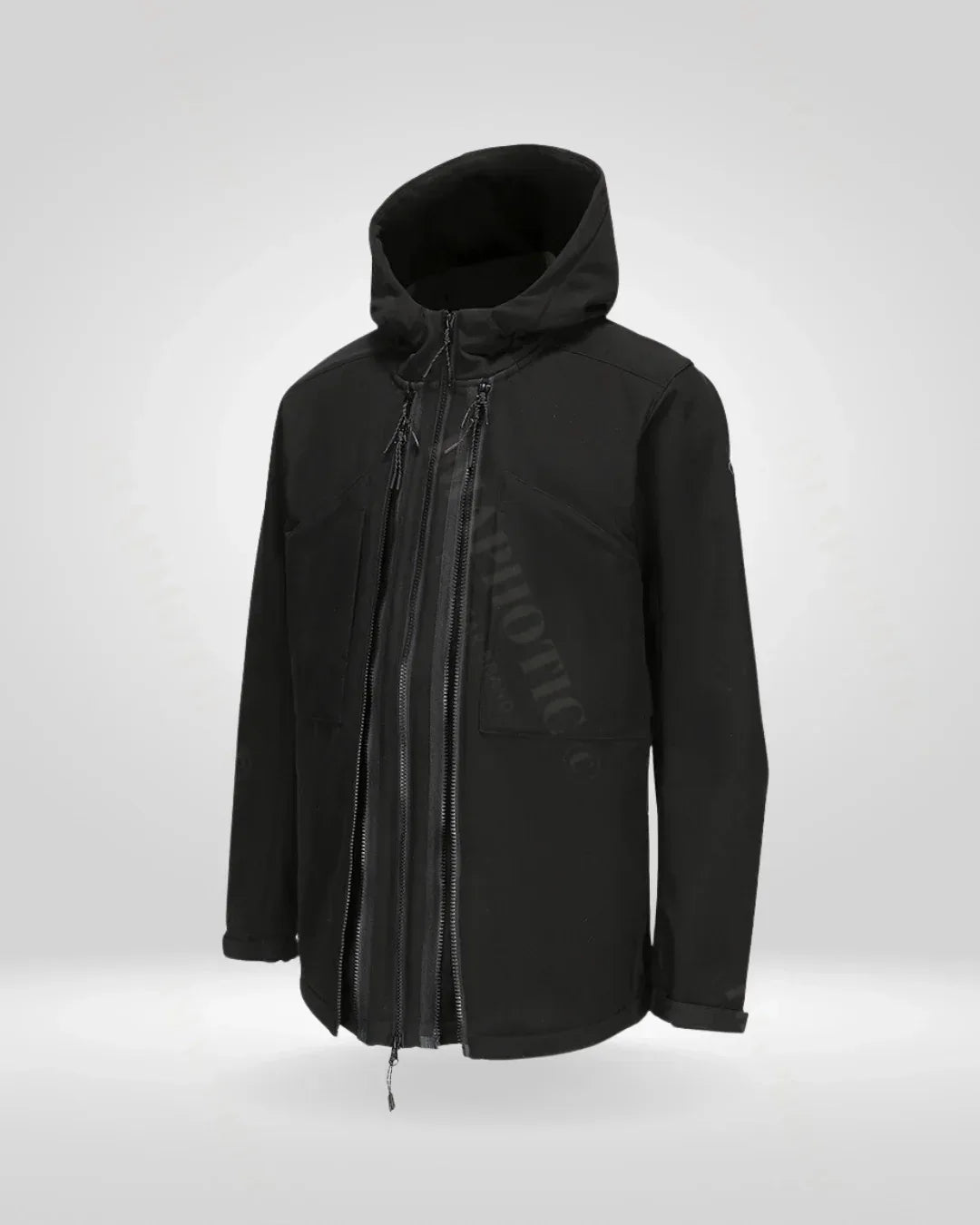 Triple-Zip Waterproof Soft Shell - techwear-core - Triple-Zip Waterproof Soft Shell Windbreaker