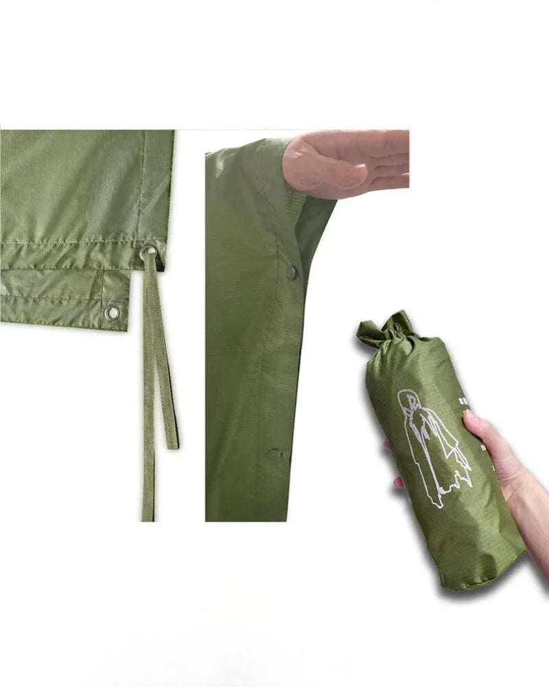 Ultimate All-Weather Rain Gear -  lightweight rainwear - Stylish All-Weather Rain Poncho for Any Occasion