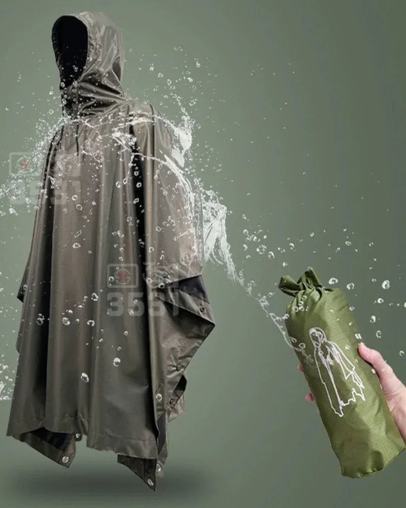 Ultimate All-Weather Rain Gear - rain poncho - Stylish All-Weather Rain Poncho for Any Occasion