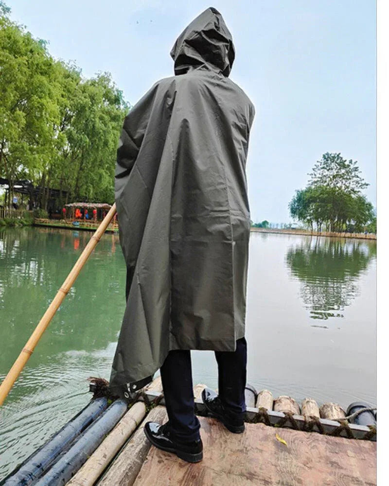 Ultimate All-Weather Rain Gear -  stylish rain gear - Stylish All-Weather Rain Poncho for Any Occasion