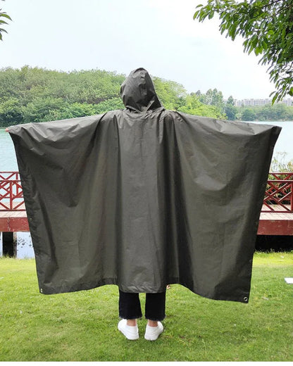 Ultimate All-Weather Rain Gear -  techwear gear - Stylish All-Weather Rain Poncho for Any Occasion
