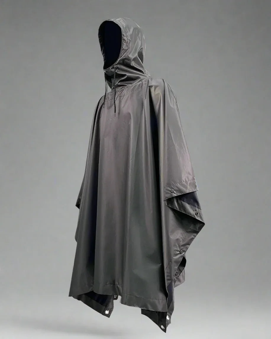 Ultimate All-Weather Rain Gear - techwear poncho - Stylish All-Weather Rain Poncho for Any Occasion