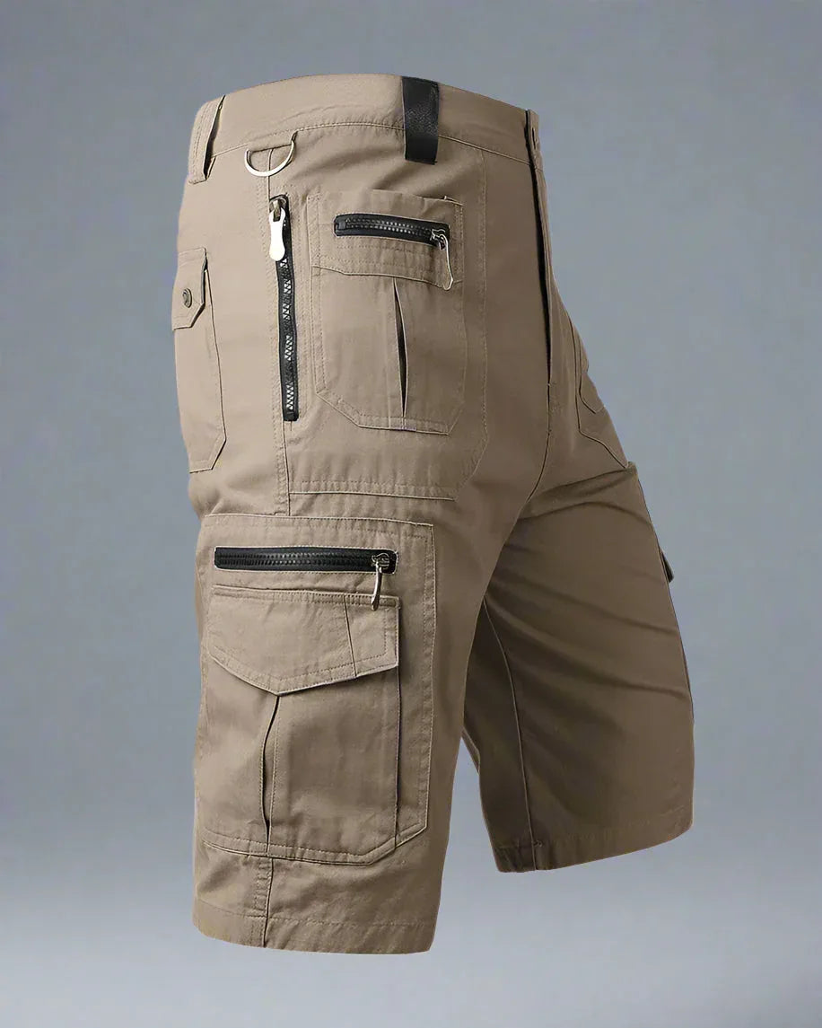 Ultimate Cargo Storage Shorts -  high-quality cotton shorts - Tactical Cargo Shorts for Outdoor Adventures