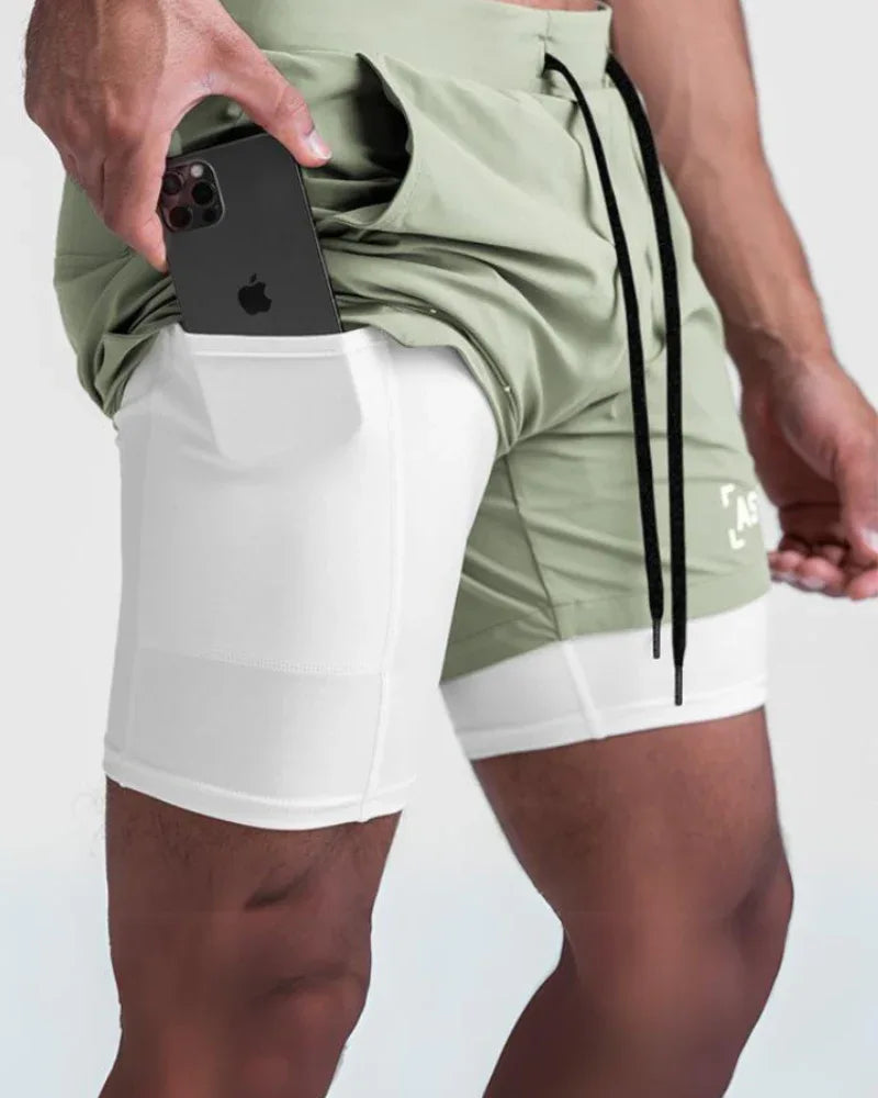 Ultimate Lightweight Running Shorts - moisture-wicking running shorts - Lightweight Multi-Pocket Running Shorts for Men