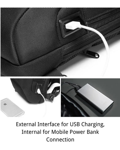 Ultimate Multifunctional Tech Sling -  multifunctional backpack - Multifunctional Tech Sling with USB Charging