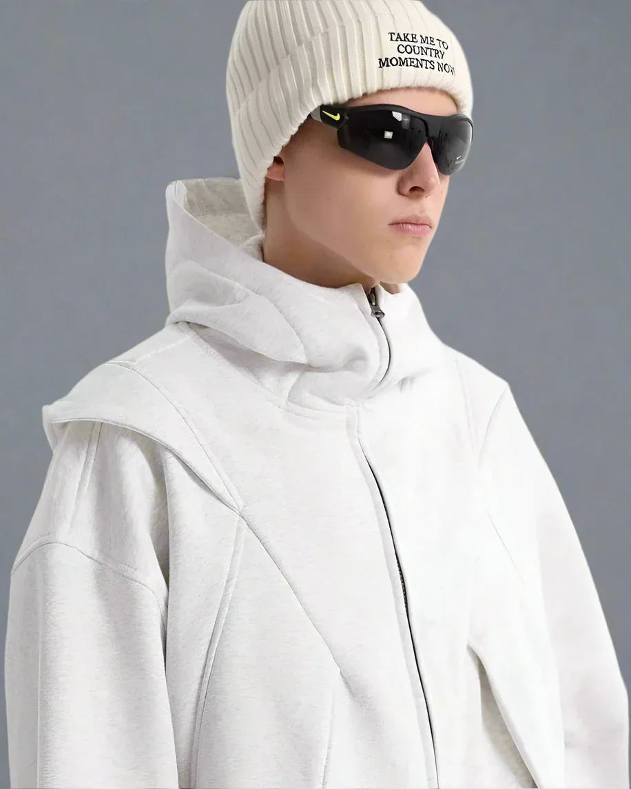 Ultimate Stylish Zip Hoodie -  activewear - Stylish Double Zip Hoodie for Active Lifestyles