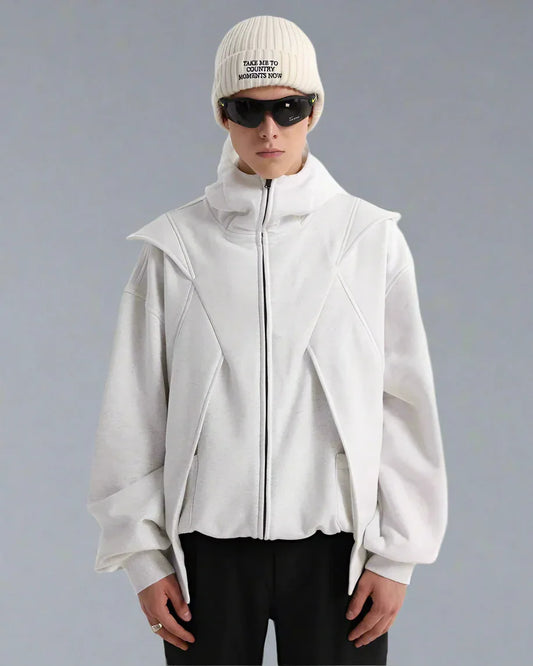 Ultimate Stylish Zip Hoodie - double zip hoodie - Stylish Double Zip Hoodie for Active Lifestyles