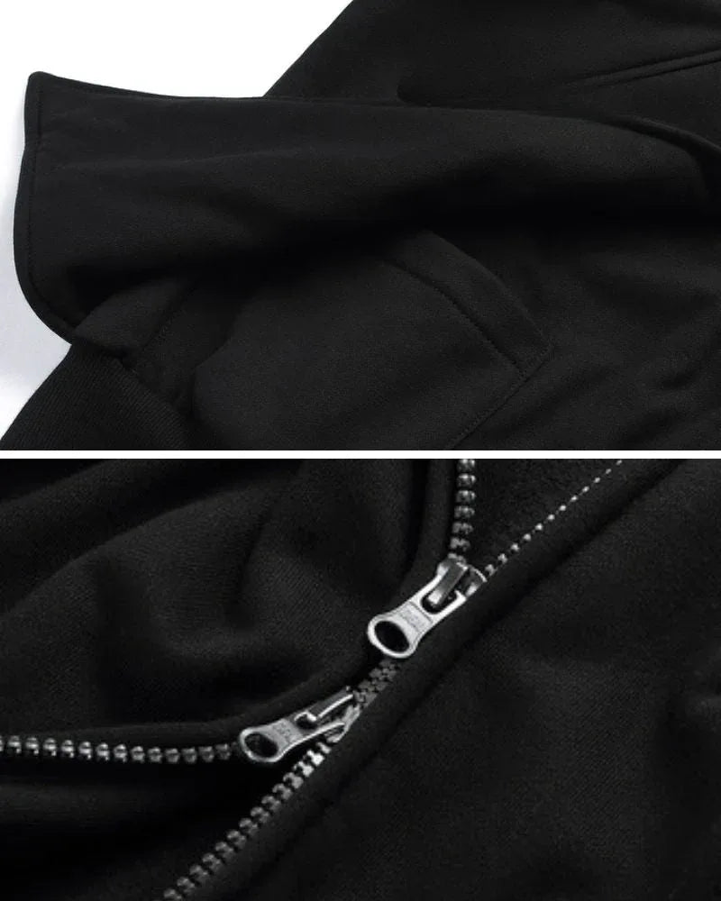 Ultimate Stylish Zip Hoodie -  high-quality fabric - Stylish Double Zip Hoodie for Active Lifestyles