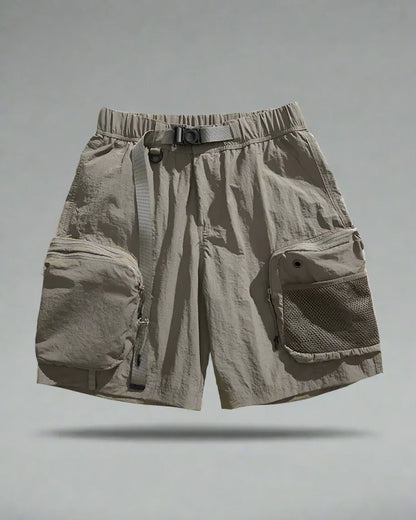 Ultimate Summer Adventure Shorts -  adjustable waistband shorts - Multi-Pocket Sports Shorts for Outdoor Fun