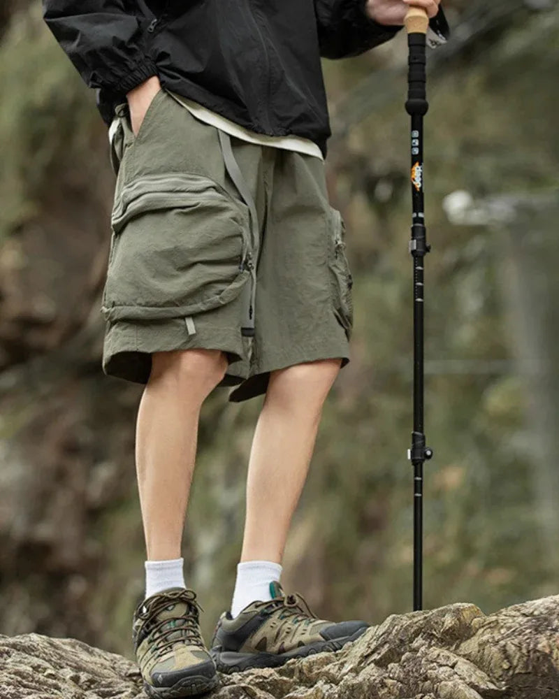 Ultimate Summer Adventure Shorts - quick-drying shorts - Multi-Pocket Sports Shorts for Outdoor Fun