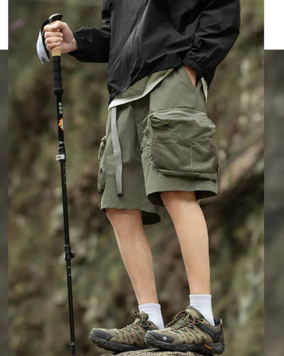 Ultimate Summer Adventure Shorts -  waterproof shorts - Multi-Pocket Sports Shorts for Outdoor Fun