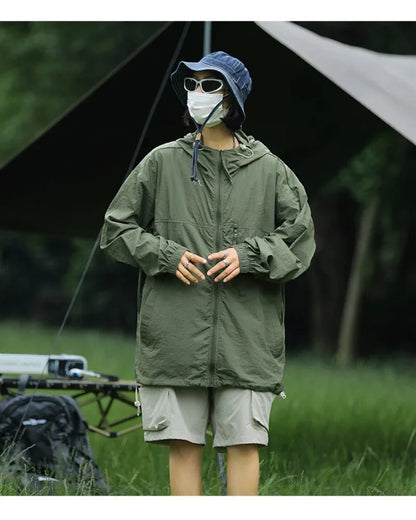 Ultimate UV Shield Hiking Jacket -  lightweight jacket - Ultimate UV Shield Hiking Jacket for Outdoor Comfort