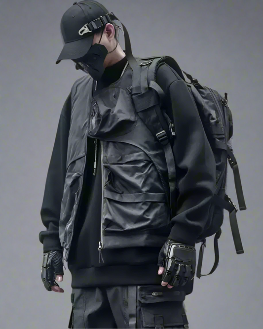 Ultimate Winter Utility Vest - patchwork winter vest - Practical Multi-Pocket Tactical Winter Vest