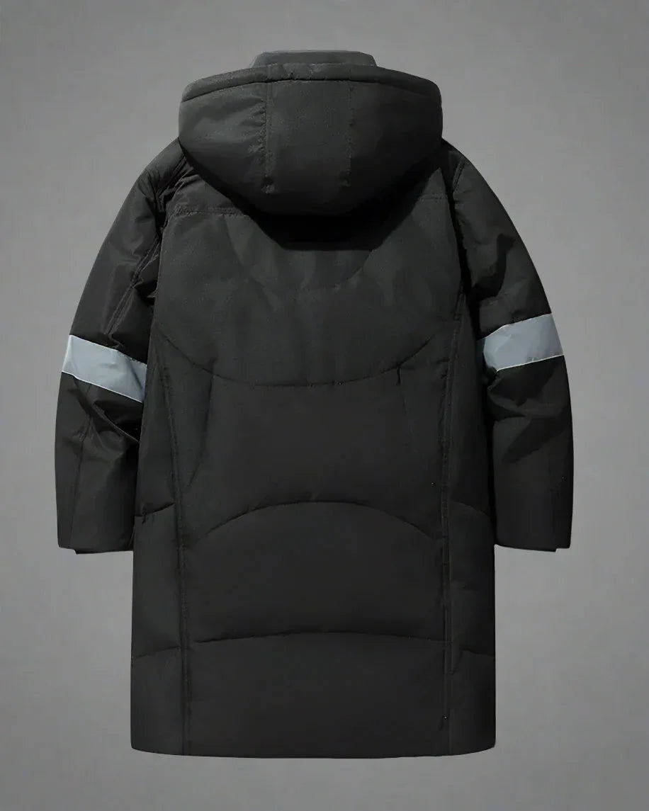 Unbeatable Warmth for Stormy Days -  durable clothing - Long Coat for Stormy Days with Ninja Style