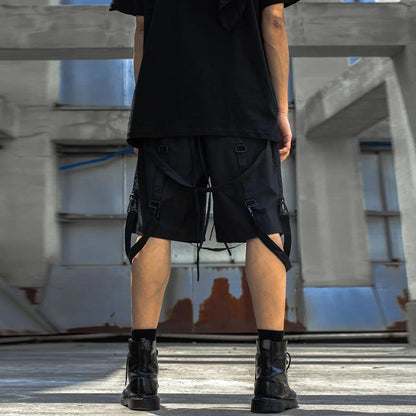 Urban Adventure Cargo Shorts -  black shorts - Urban Adventure Cargo Shorts for City Life