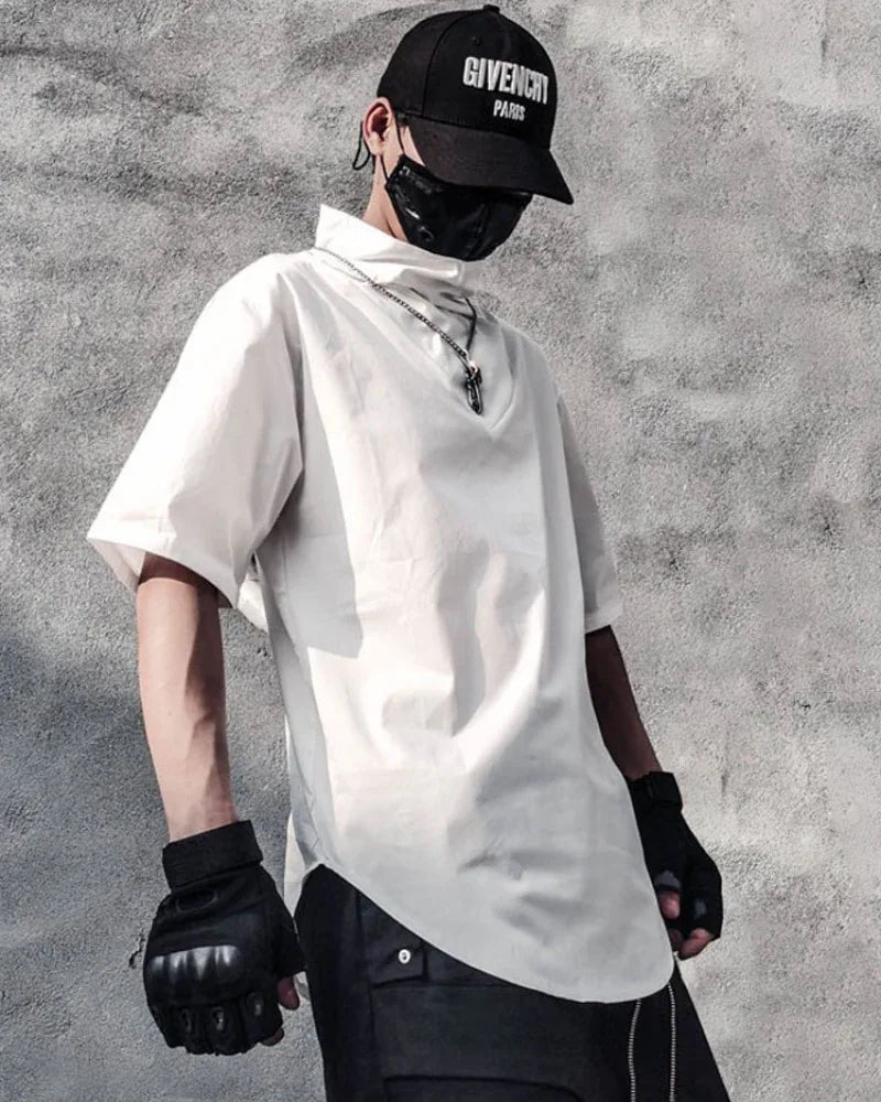 Urban Chained Techwear Tee -  breathable - Urban Chained Techwear Tee for Ultimate Comfort