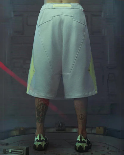 Urban Cyber Sports Shorts -  cyberpunk - Stylish Cyber Sports Shorts for Modern Look