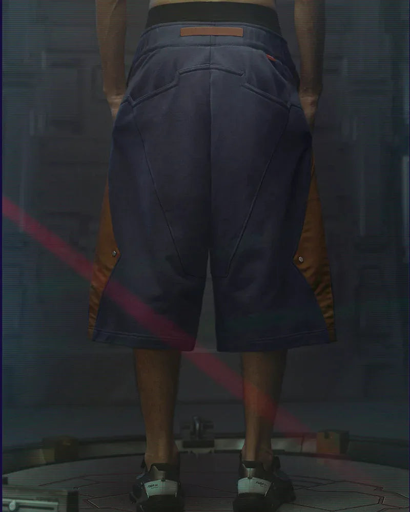 Urban Cyber Sports Shorts -  futuristic - Stylish Cyber Sports Shorts for Modern Look
