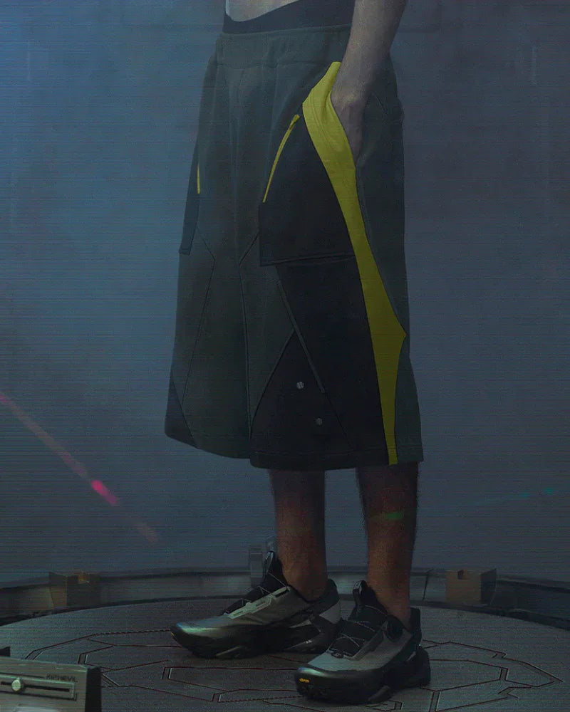 Urban Cyber Sports Shorts -  techwear - Stylish Cyber Sports Shorts for Modern Look