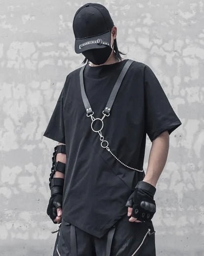 Urban Japanese Techwear T-Shirt -  everyday wear t-shirt - Urban Japanese Techwear T-Shirt for Daily Style