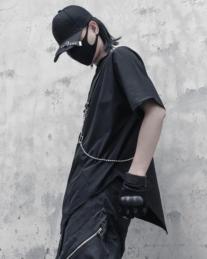 Urban Japanese Techwear T-Shirt - techwear - Urban Japanese Techwear T-Shirt for Daily Style
