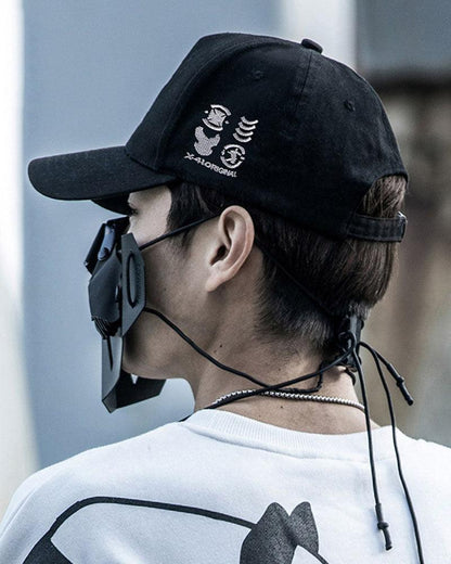 Urban Night Vibes Cap -  black cap - Urban Night Vibes Cap for Everyday Comfort