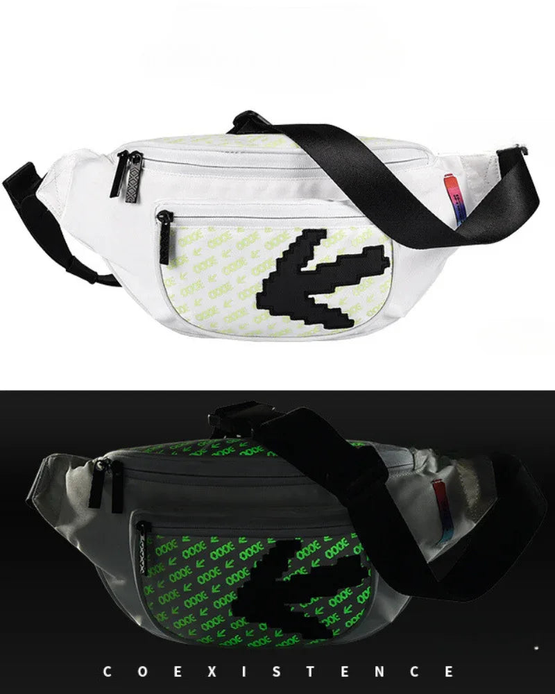 Urban Reflective Chest Pack -  chest pack - Reflective Chest Pack for Nighttime Activities