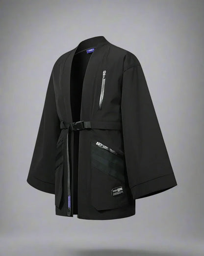Urban Stealth Warrior Kimono - japanese techwear kimono - Urban Stealth Warrior Kimono for Modern Adventures