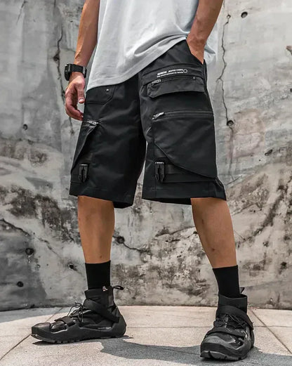 Urban Techwear Utility Shorts - techwear shorts - Urban Techwear Utility Shorts for Everyday Comfort