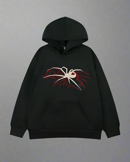 Urban Web Graphic Hoodie - urban hoodie - Urban Web Graphic Hoodie for Stylish Comfort