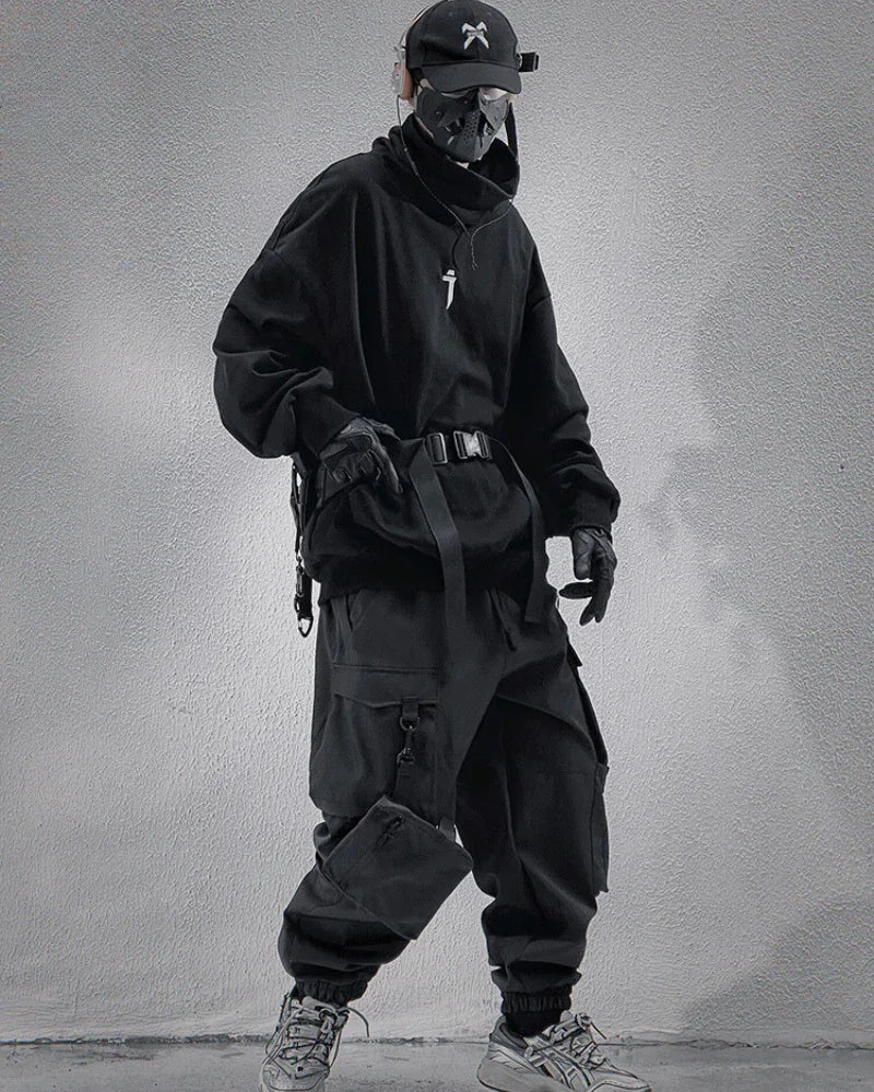 Utility-Ready Cargo Trousers -  hip hop - Utility-Ready Cargo Trousers for Active Styles