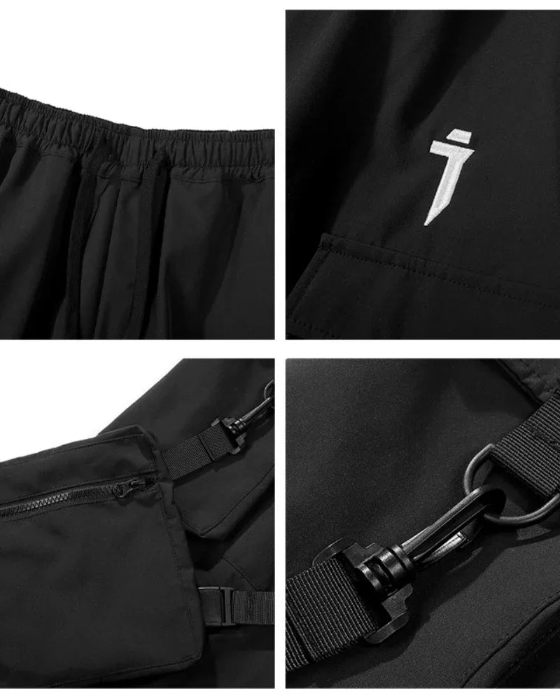 Utility-Ready Cargo Trousers -  techwear - Utility-Ready Cargo Trousers for Active Styles