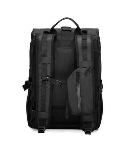 Versatile Adventure-Ready Backpack -  adjustable volume backpack - Adventure-Ready Large Capacity Backpack