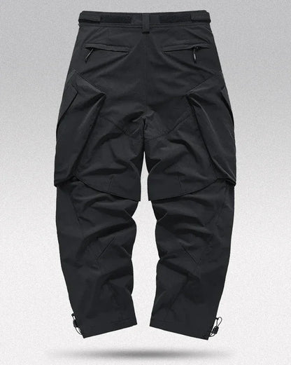 Versatile Black Cargo Pants for Men -  black pants - Men's Black Cargo Pants for Urban Adventures