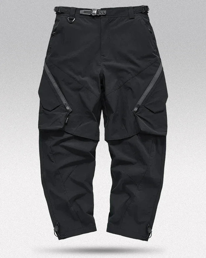 Versatile Black Cargo Pants for Men - cargo pants - Men's Black Cargo Pants for Urban Adventures