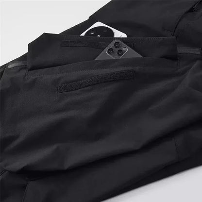 Versatile Black Cargo Pants for Men -  men's urban fashion - Men's Black Cargo Pants for Urban Adventures