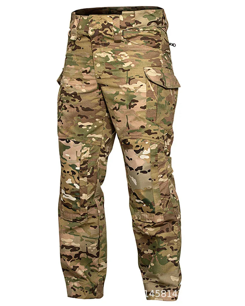 Versatile Camo Cargo Pants -  premium polyester pants - Versatile Camo Cargo Pants for Everyday Use