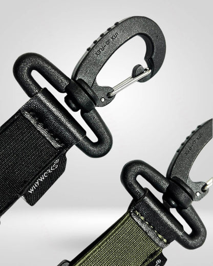 Versatile Carabiner Hook for Belts -  durable outdoor carabiner - Versatile Carabiner Hook for Tactical Belts