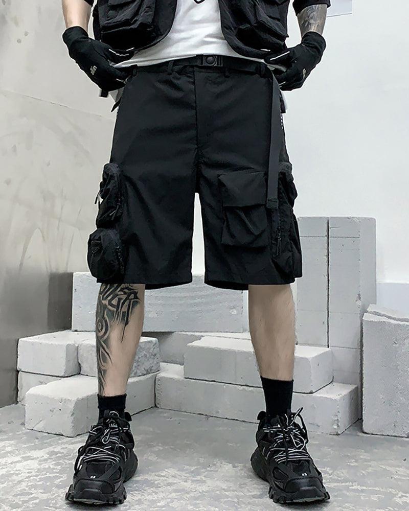 Versatile Cargo Backpack Shorts - cargo shorts - Cargo Backpack Shorts for Urban Adventures