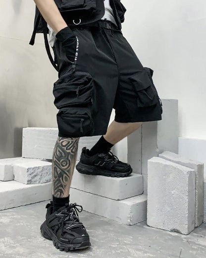 Versatile Cargo Backpack Shorts -  stylish outdoor shorts - Cargo Backpack Shorts for Urban Adventures