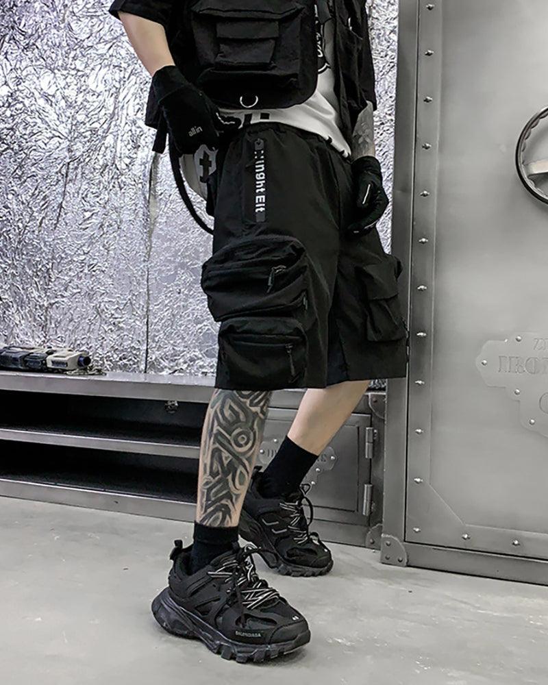 Versatile Cargo Backpack Shorts -  tactical - Cargo Backpack Shorts for Urban Adventures