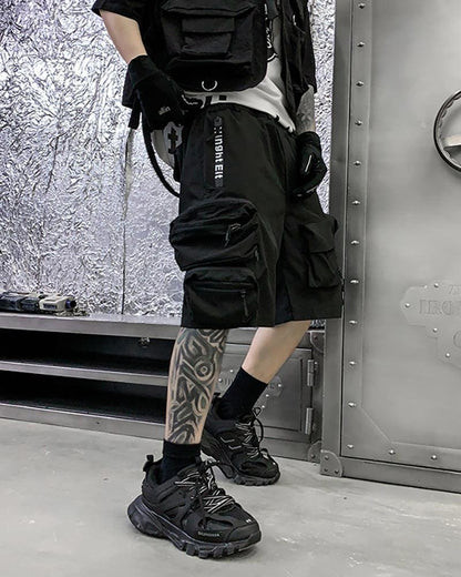 Versatile Cargo Backpack Shorts -  tactical - Cargo Backpack Shorts for Urban Adventures