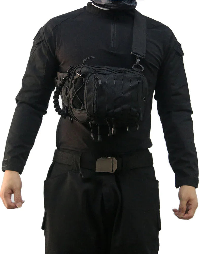 Versatile City Adventure Sling -  outdoor bag - Tactical Multifunctional Sling Chest Bag for City