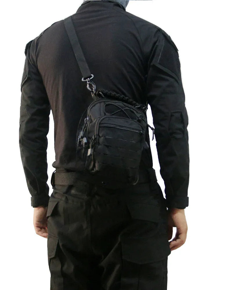 Versatile City Adventure Sling -  polyester chest bag - Tactical Multifunctional Sling Chest Bag for City